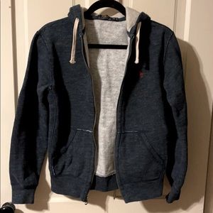 Polo Ralph Lauren dark denim zip-up hoody